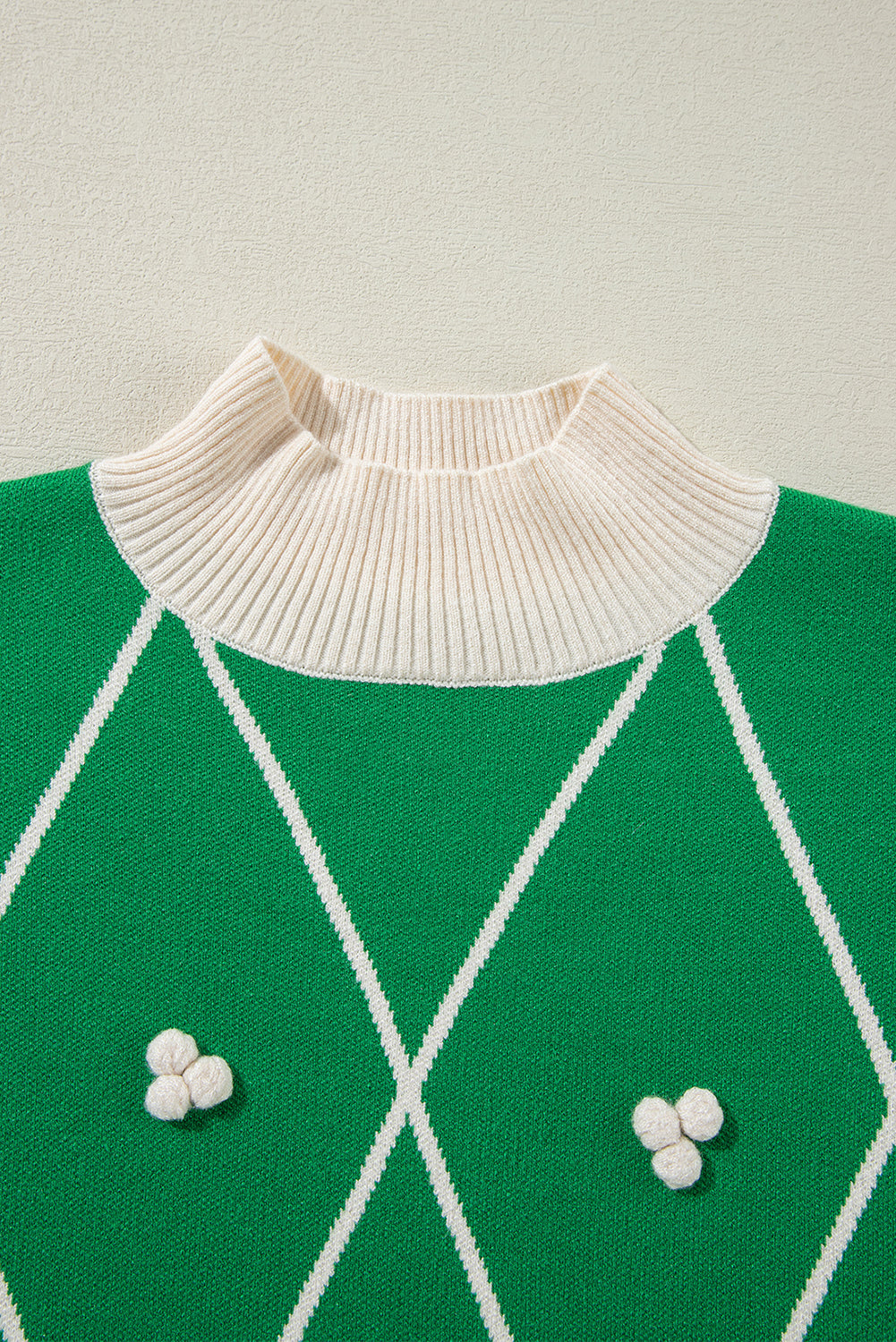 Mistletoe Elegance™ Classic Holiday Green Sweater