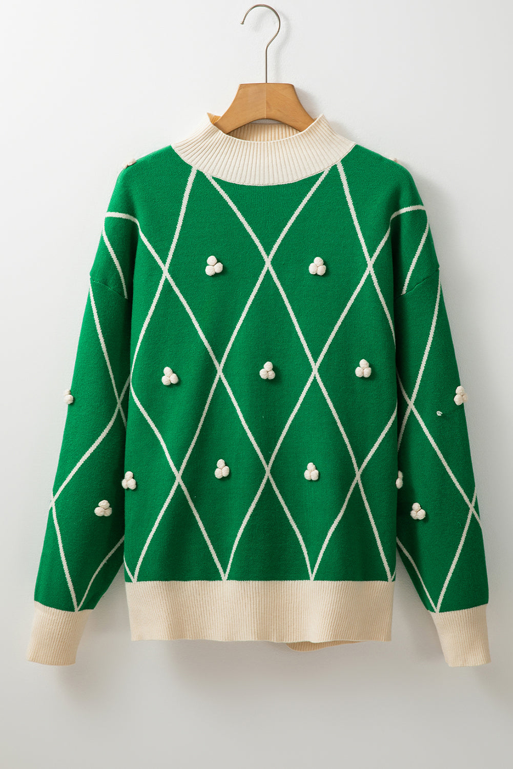 Mistletoe Elegance™ Classic Holiday Green Sweater
