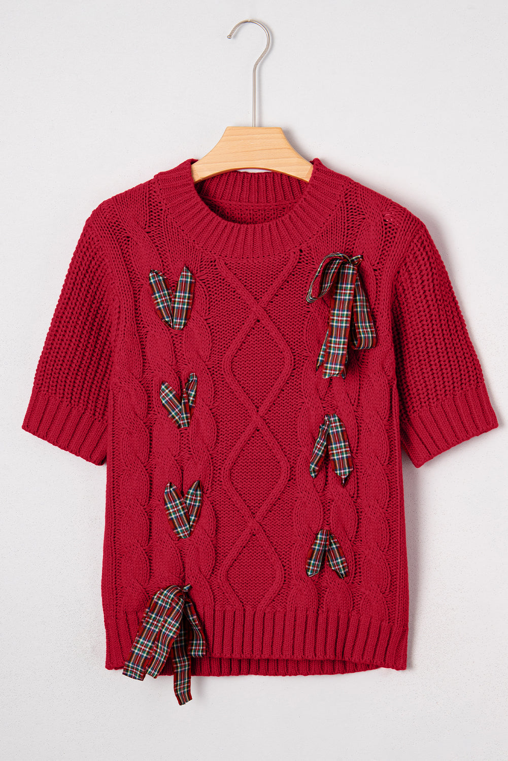 The Holiday Bow-Knit Sweetheart Sweater™