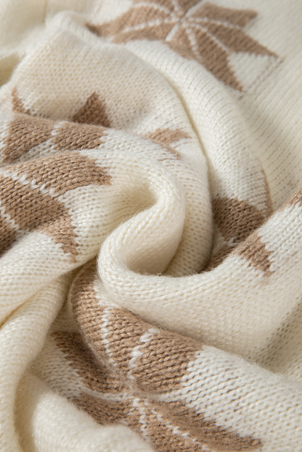 Nordic Snowfall Charm™ Cozy Winter Snowflake Sweater