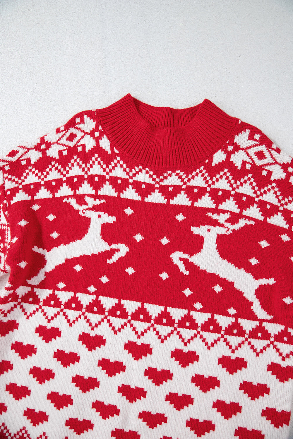 Reindeer Heartline™ Cozy Romantic Christmas Sweater