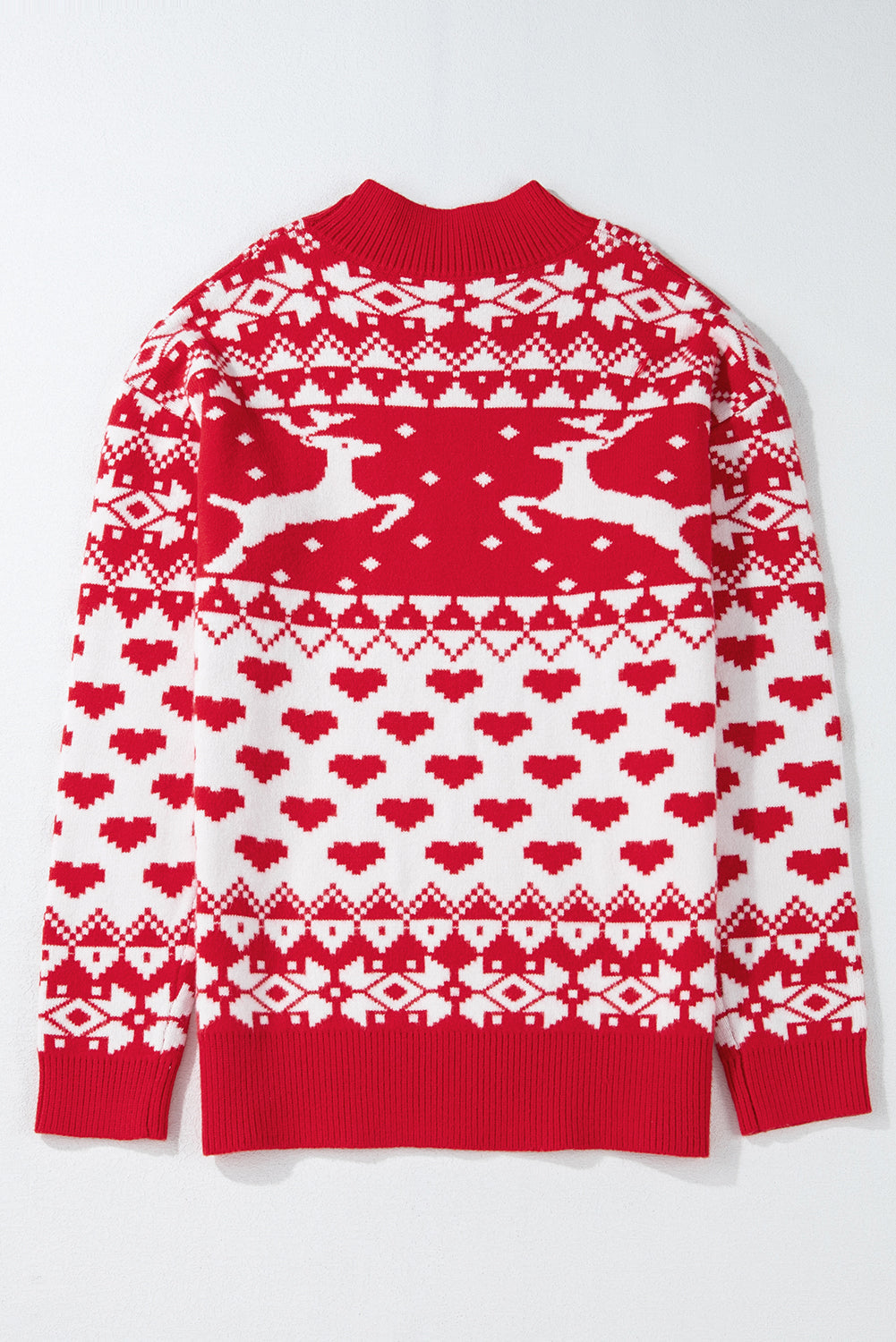 Reindeer Heartline™ Cozy Romantic Christmas Sweater