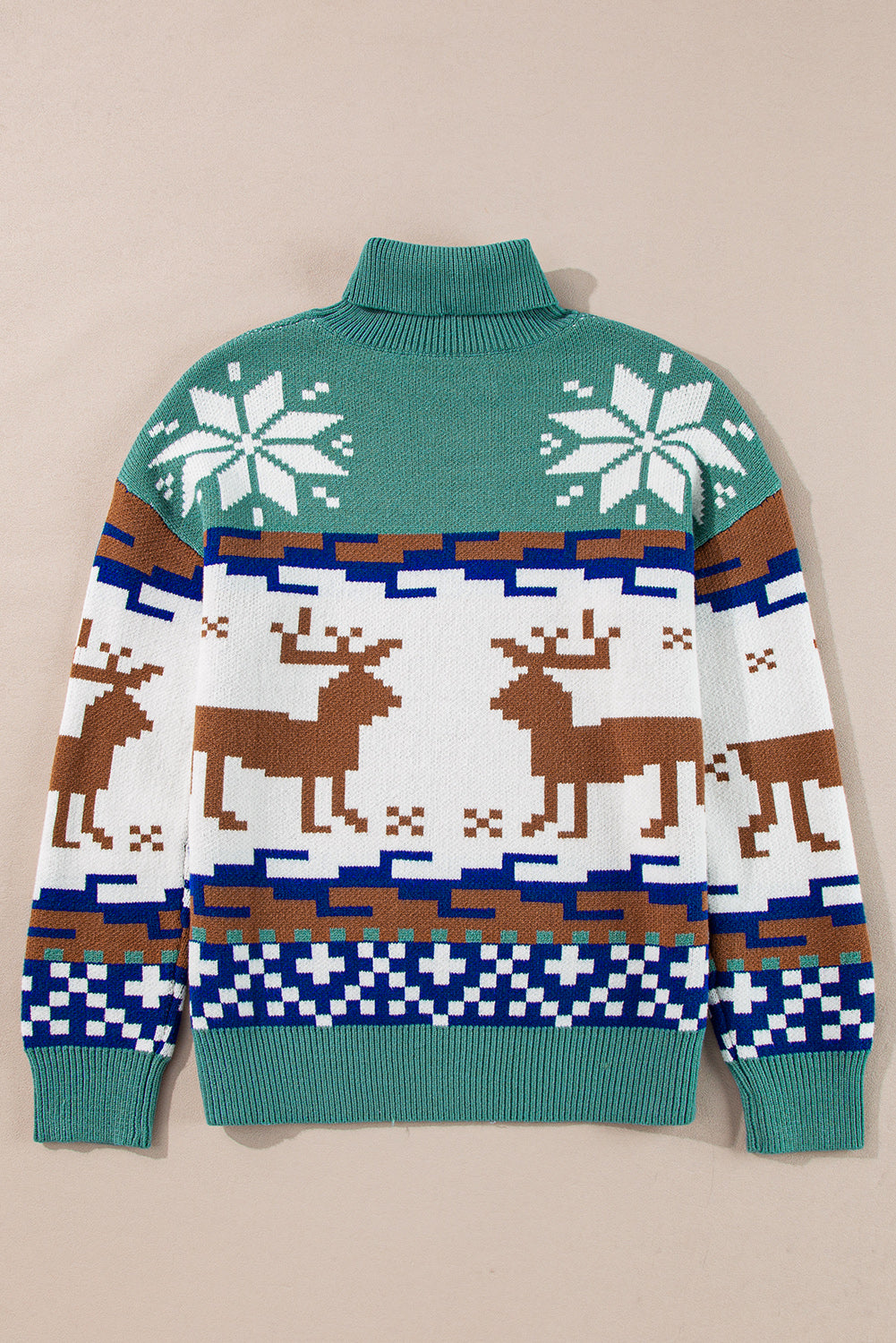 Nordic Reindeer Retreat™ Classic Holiday Knit Sweater