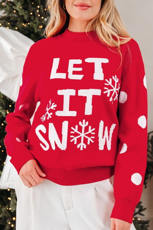 The Let It Snow Cozy Glow Sweater™
