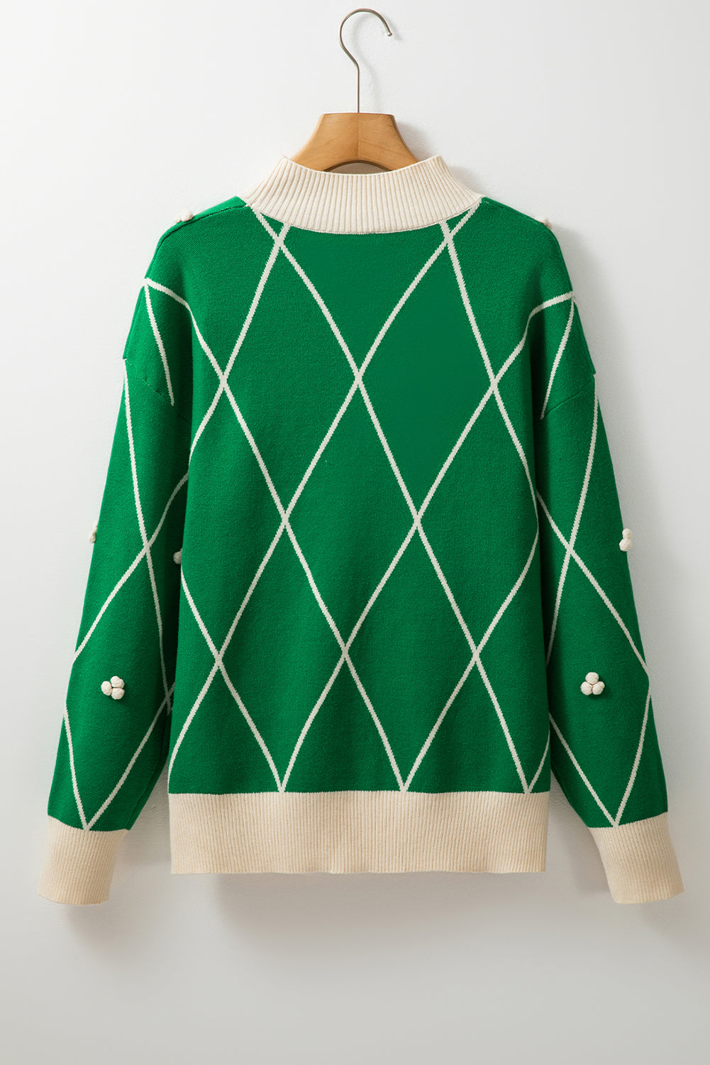 Mistletoe Elegance™ Classic Holiday Green Sweater