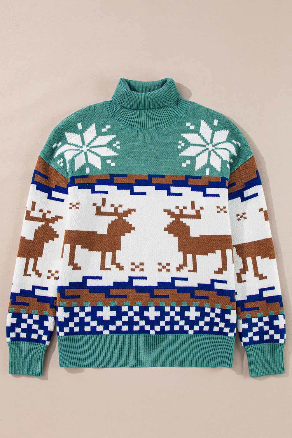 Nordic Reindeer Retreat™ Classic Holiday Knit Sweater