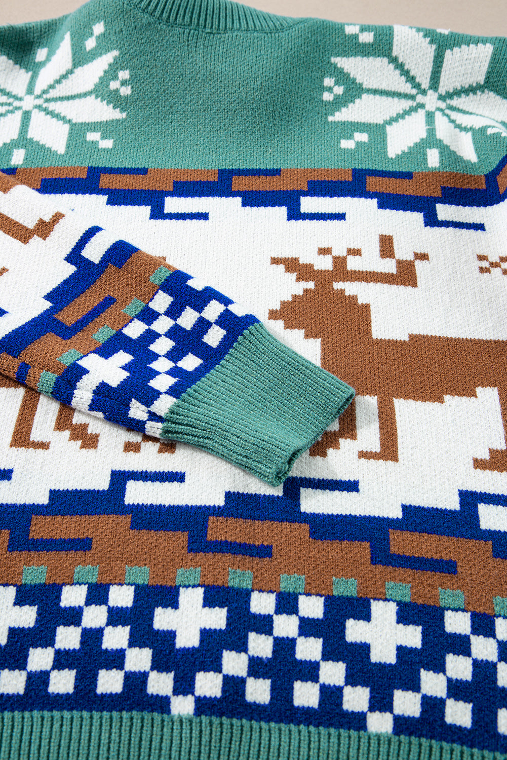 Nordic Reindeer Retreat™ Classic Holiday Knit Sweater